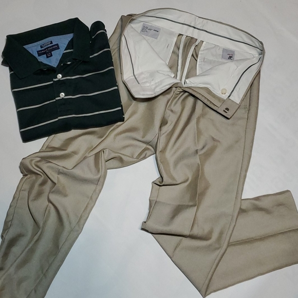 JF J. FERRAR SLIM FIT SLACKS - Picture 6 of 7